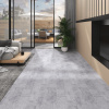 vidaXL Podlahové dosky z PVC 5,02 m² 2 mm, samolepiace, cementovo sivé - Sivá - 68470-23284
