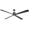 CasaFan ECO NEO III 180-4 BG-WN/SI WiFi Flügel Wenge/silber stropný ventilátor, 28 W, (Ø x v) 180 cm x 360 mm, čadičovo sivá, 952411W; 952411W