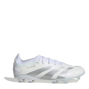adidas Predator 24 Pro Firm Ground Football Boots Wht/Slvr Mt 9 (43.3)