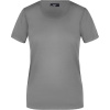 James & Nicholson Tričko JN 901, krátký rukáv, dámské COT02090167001-dark grey S Šedá tmavá