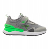 Detské topánky KangaROOS KD-Gym EV vapor grey/neon green 30 EU
