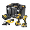 Dewalt DCK383P2T kombo sada 18v 2x5,0ah (dcd796+dcf887+dcg412) tstak iv