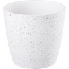 Slovakia Trend Kvetináč Strend Pro Stone, 28x26 cm, biely, efekt kameňa