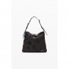 Dámský batůžek DESIGUAL 25WAKP16 6009 BACK STENCIL FLOCADO JERSEY 2.0 MINI 6009 BROWN velikost U