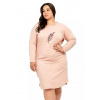 Dámská noční košile Jane 3290/41 TARO béžová 3XL