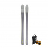 WEDZE Skialpinistické lyže MT90 so stúpacími pásmi 162 cm