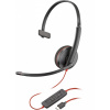 HP Poly Poly Blackwire 3210 Monaural USB-C Headset +USB-C/A Adapter 8X214AA (8X214AA)