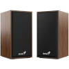 Genius SP-HF180 drevené reproduktory 2.0 hnedé