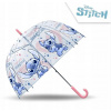 Kids Euroswan Průhledný, automatický, 19palcový, polyesterový deštník Stitch