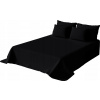 Prikrývka na posteľ - Polyester stredného paddingu 240 x 220 cm čierna (Prešívané posteľné posteľné posteľné posteľné posteľ)
