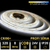 LEDprodukt PROFI LED pásik 320LED/m COB 8W/m studená biela IP20 24V