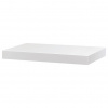 Autronic Polička nástenná 40 cm, MDF, farba biely mat, baleno v ochranej fólii P-023 WT2