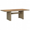 Záhradný stôl, stolík - Vidaxl Garden, Brown Table, 200x100x74 cm, Ratt (Vidaxl Garden, Brown Table, 200x100x74 cm, Ratt)