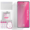 3x Hydrogélová ochranná fólia pre Xiaomi 14T, celý displej
