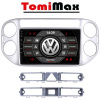 TomiMax VW Tiguan/ GOLF PLUS Android 14 autorádio s WIFI, GPS, USB, BT HW výbava: 8 Core 6GB+128GB HIGH