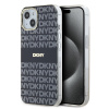 Zadný kryt DKNY PC/TPU Repeat Pattern Tonal Stripe Magsafe pre iPhone 14 Black
