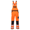 Portwest PW344 PW3 Hi-Vis Reflexné nohavice na traky oranžová/čierna L