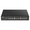 D-Link DGS-1100-24PV2 Riadený L2 Gigabit Ethernet (10/100/1000) Podpora napájania cez Ethernet (PoE) Čierna (DGS-1100-24PV2/E)