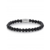 Rebel & Rose Bracelet Black Rocks RR-60033-S-L mens