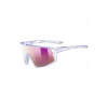 Cyklistické okuliare Uvex Skyryse - clear purple/lavender