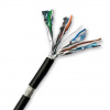 Datacom 1217 S/FTP drát CAT7 PE,Fca, 500m, černý