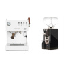 Ascaso Steel DUO PID PLUS, White&Wood + Eureka Mignon Specialita, CR black