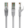 Gembird patch kábel Cat6 UTP, meď, 10 m, šedý PP6U-CU-10M