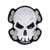 Slidery OXFORD Skull (biela, pár)