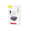 Baseus Baseus Car charger One to Two Cigarette Lighter(dual- lighter 80W+dual USB 3.1A) Black (CRDYQ-01)