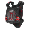 chránič hrude A-5 PLASMA, ALPINESTARS (čierna/červená/biela) 2025 Veľkosť: XL/2XL