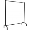 Design-Shop Stojan na oblečenie Lara 120 x 38 x 120 Čierna