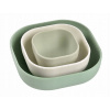Beaba Sage Green Cotton Misty Green zo silikónu 3 dielna