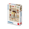 Dino Puzzle Huby koláž 1000 dielikov