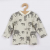 Dojčenský kabátik Baby Service Slony sivý Farba: Sivá, Veľkosť: 68 (4-6m)