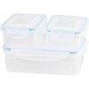Dóza MagicHome, hranatá, s termo taškou, sada 3 ks, 1x 1500 ml + 2x 500 ml
