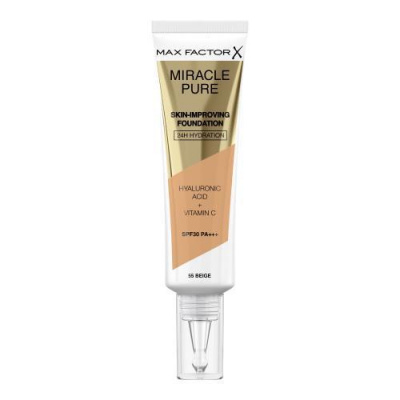 Max Factor Miracle Pure Skin dlhotrvajúci make-up SPF30 55 Beige 30 ml