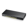 Zyxel GS1915-8EP 8-portový gigabitový webový inteligentný PoE switch, 8x gigabitový RJ45, bez ventilátora, 60W PoE rozp GS1915-8EP-EU0101F ZyXEL