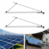 2 ks Univerzálne Nastaviteľné Držiaky pre Montáž Solárnych Panelov Solar Panel Holder