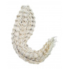 Ariel brčky kučeravé Crochet Braids Biely Blond 56D: 75cm 300g
