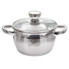 Hrniec nerez ¤14x9,5cm 1,3L MEYERHOFF T2 sklenená pokrievka