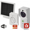 EMOS GoSmart Domovní bezdrátový bateriový videozvonek IP-09D s Wi-Fi a solárním panelem