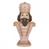 Clayre & Eef Ružová dekorácia busta Luskáčik Nutcracker - 16*10*30 cm - Clayre & Eef