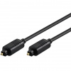 TOSLINK - Kábel TOSLINK 3 m, priemer 5 mm, čierny