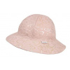 ESITO Dievčenské klobúk mušelín Shiny heart - ružová Veľ. XS