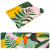 Spokey HOME JUNGLE Semišová jóga podložka, 183 x 61 x 0,4 cm