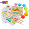 Mozgový výcvik drevená puzzle puzzle Montessori (Mozgový výcvik drevená puzzle puzzle Montessori)