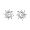 GRACE Silver Jewellery Stříbrné náušnice motiv Slunce - stříbro 925/1000 E-BSE1128/271 Stříbrná