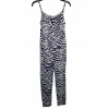 Detská kombinéza - H&M 134 biely, námornícky modrý oblek (H&M Viscose Celkves Veľkosť 134 cm, 8-9L)