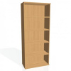 Policová skriňa Strong, 80x192x40 cm, buk