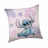 Jerry Fabrics Mikroplyšový vankúš Lilo and Stitch Pink Polyester 35/35